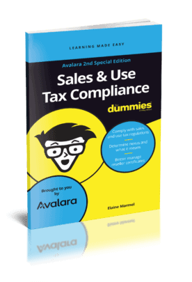 an image of the sales tax and compliance resources from Avalara as part of the june 2019 nes and updates from encompass