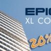 an image of Epicor headquarters witht he text Epicor XL Connect 7 Summer Sale 20% off