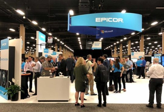 an image of the Epicor Insights Executive view exhibit floor