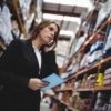 an image of a woman in a warehouse as part of inventory management